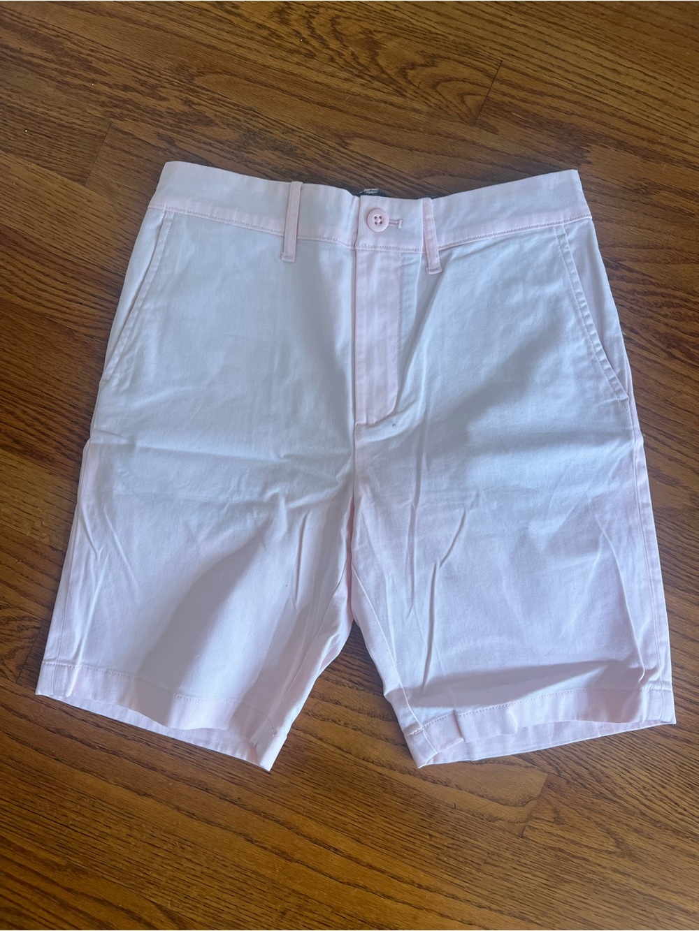 Crewcuts Light Pink boys 16 Flat Front Chino Shorts NWT